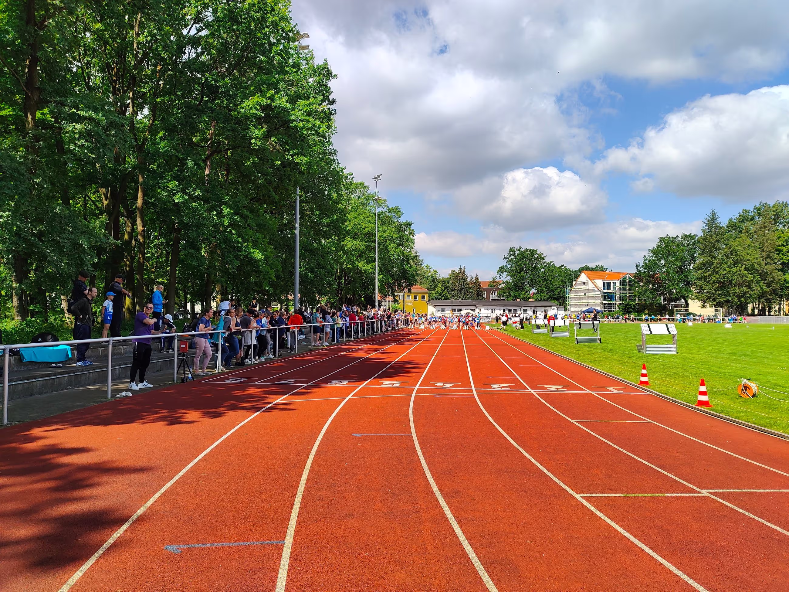 Laufbahn im Stadion der Freundschaft